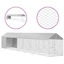 vidaXL Perrera de exterior con toldo acero galvanizado plata 2x6x2,5 m, , large indicador imagen numero 7